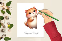 Chubby Animals Peeking Clipart Bundle - CraftNest - Digital Crafting and Art