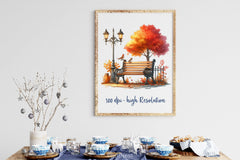 Autumn Scene Clipart Bundle 2 - CraftNest - Digital Crafting and Art