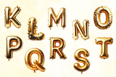 Gold Foil Balloon Alphabet Clipart Bundle - CraftNest - Digital Crafting and Art