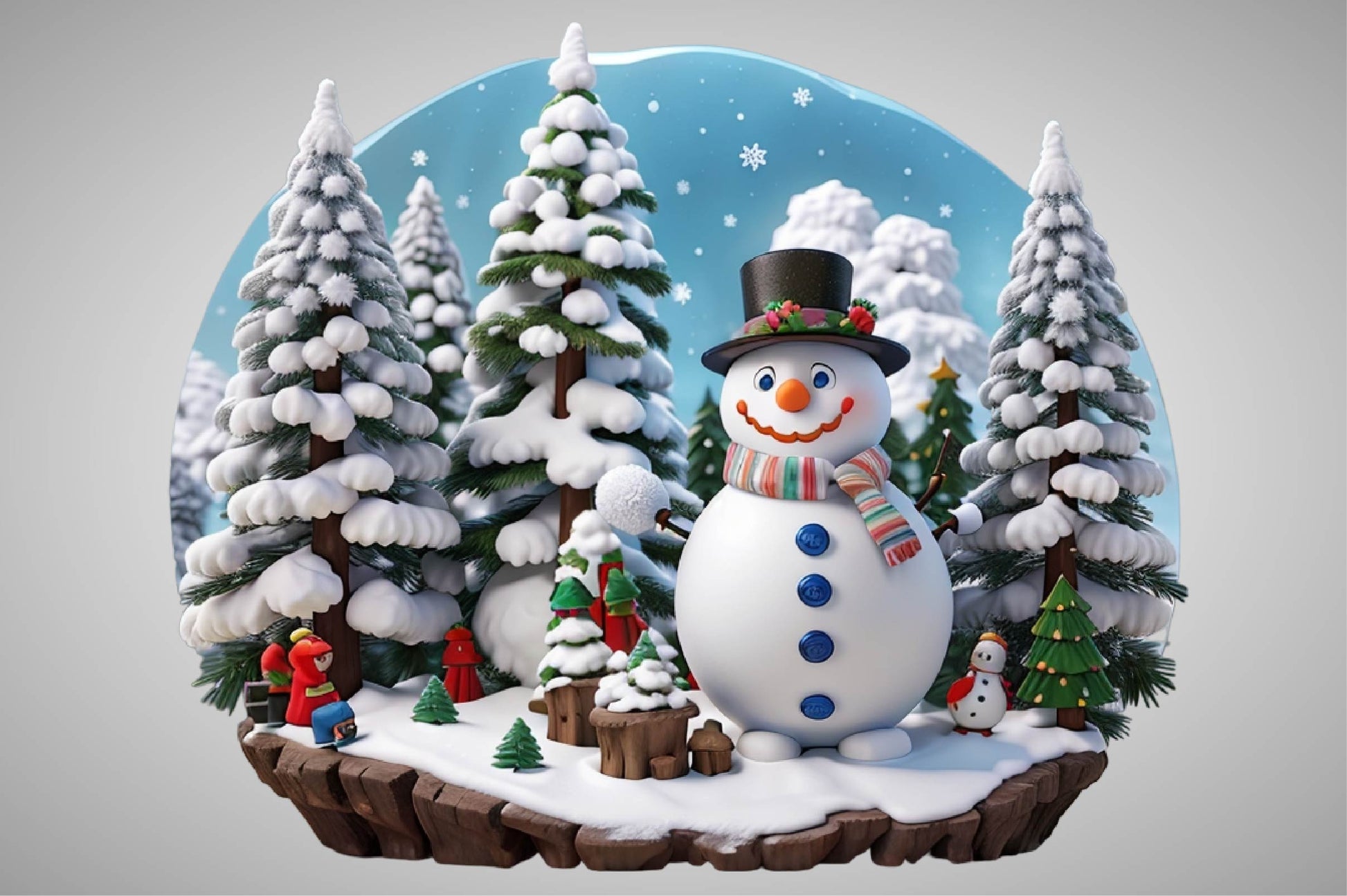 Snowman Christmas Clipart Bundle 2 - CraftNest - Digital Crafting and Art