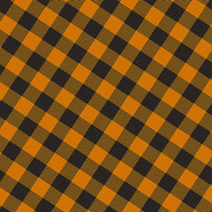 Halloween Plaid Seamless Digital Paper - CraftNest - Digital Crafting and Art