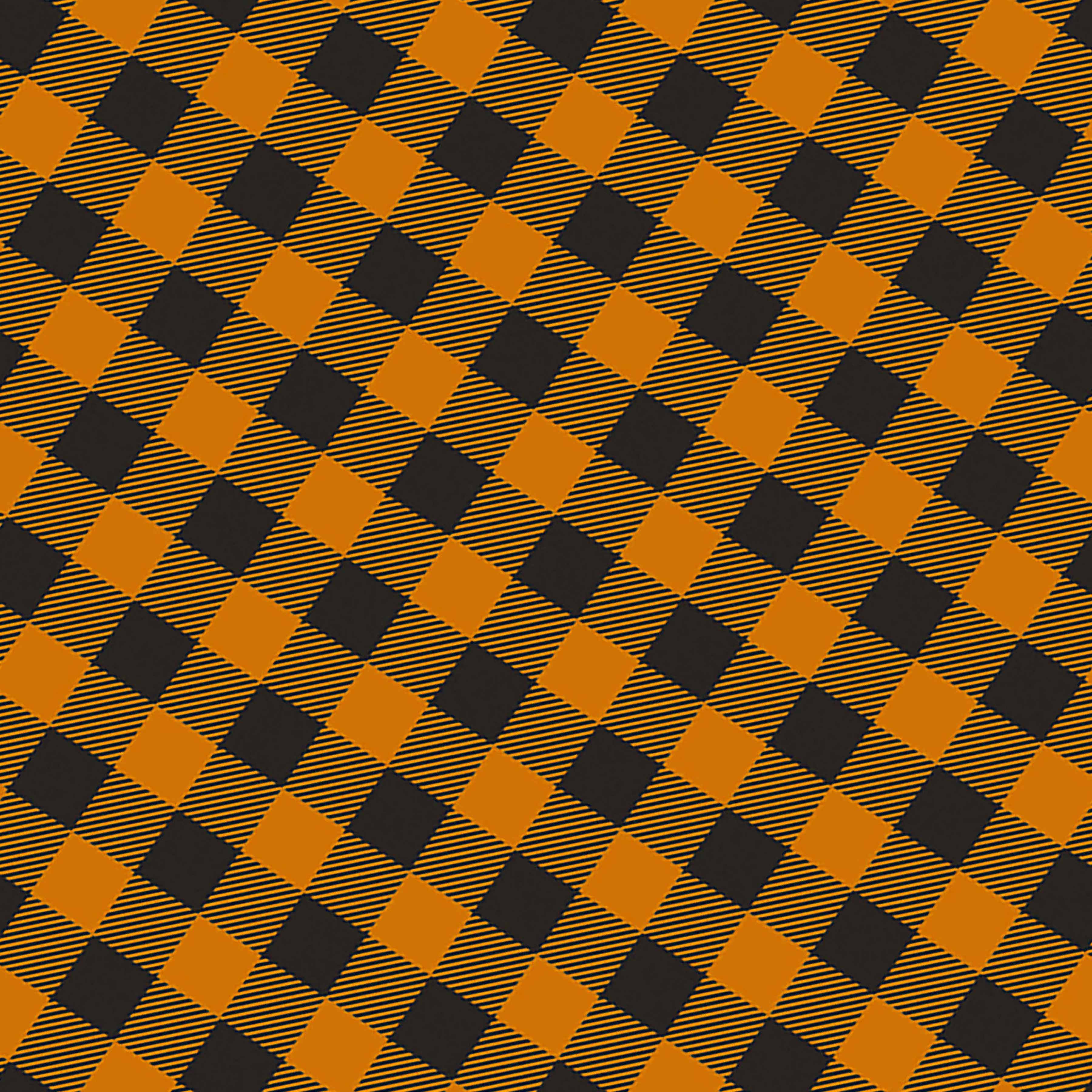 Halloween Plaid Seamless Digital Paper - CraftNest - Digital Crafting and Art