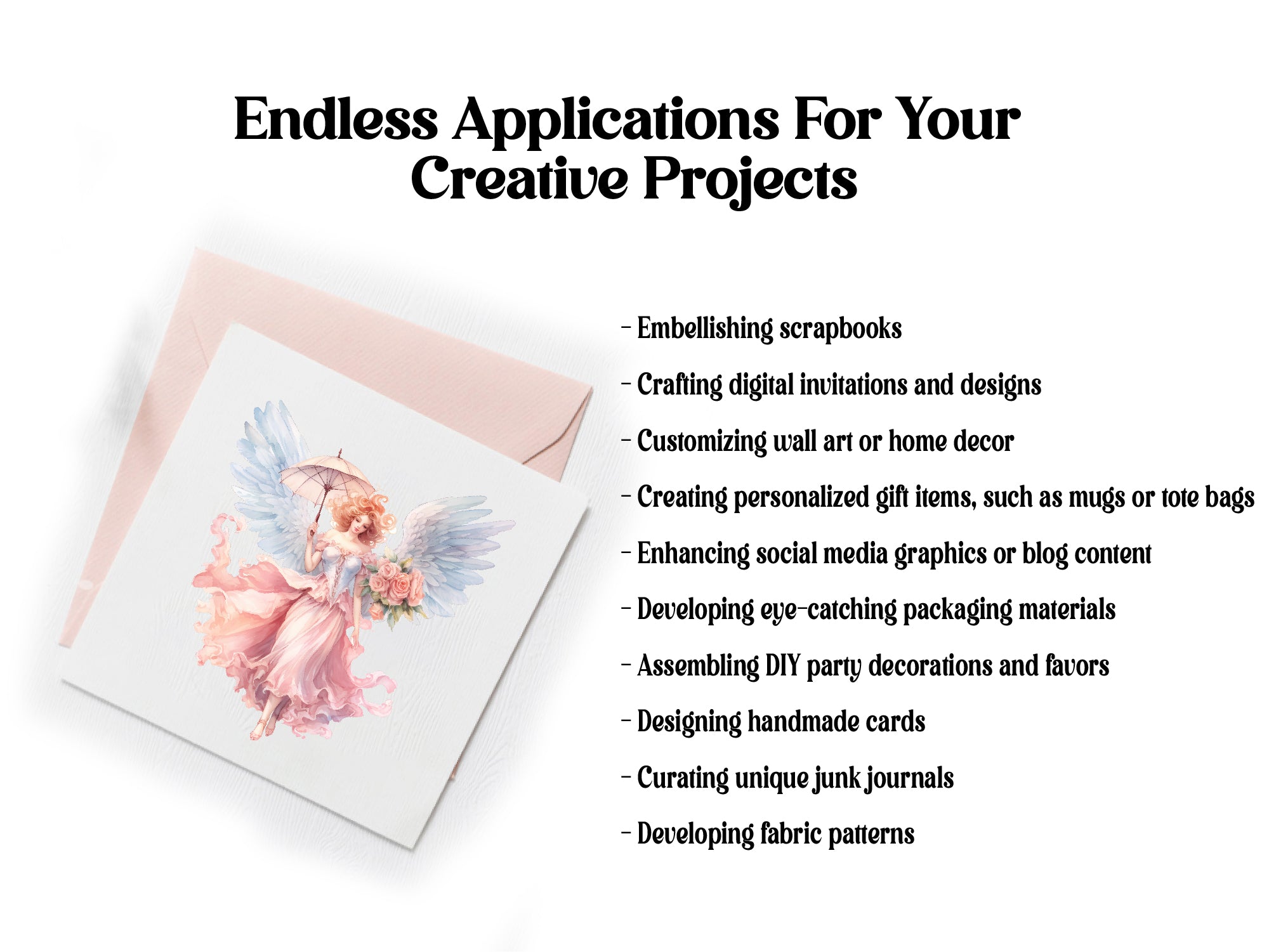 Rococo Angels Clipart - CraftNest