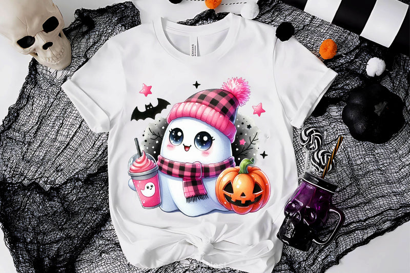 Cute Ghost Cute Halloween Clipart Bundle 15 - CraftNest - Digital Crafting and Art