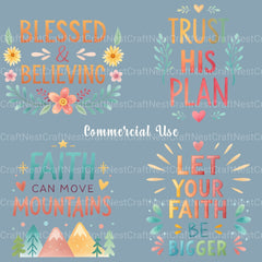 Faith Quotes Clipart Bundle - CraftNest - Digital Crafting and Art