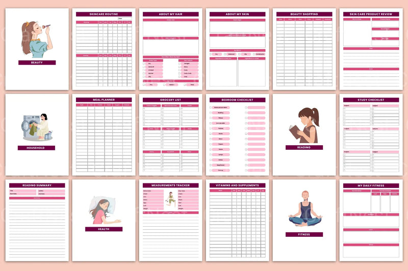 That Girl Life Organizer: Streamline Your Daily Routine - CraftNest - Digital Crafting and Art