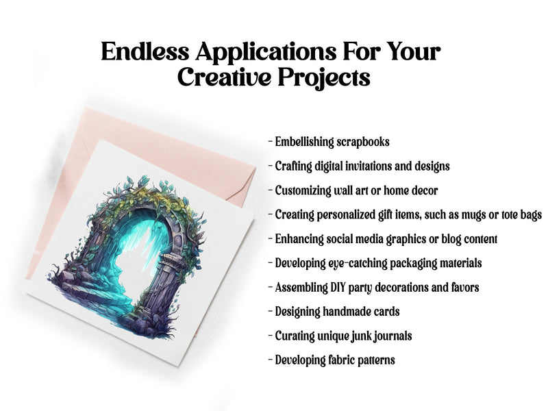 Enchanted Gates Clipart - CraftNest