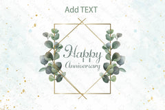 Gold Frames Eucalyptus Clipart Bundle - CraftNest - Digital Crafting and Art