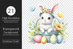 Easter Bunny Clipart Bundle 27 - CraftNest - Digital Crafting and Art