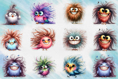 Funny Bird Funny Bird Clipart Bundle - CraftNest - Digital Crafting and Art