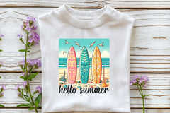 Hello Summer Beach Clipart Bundle - CraftNest - Digital Crafting and Art