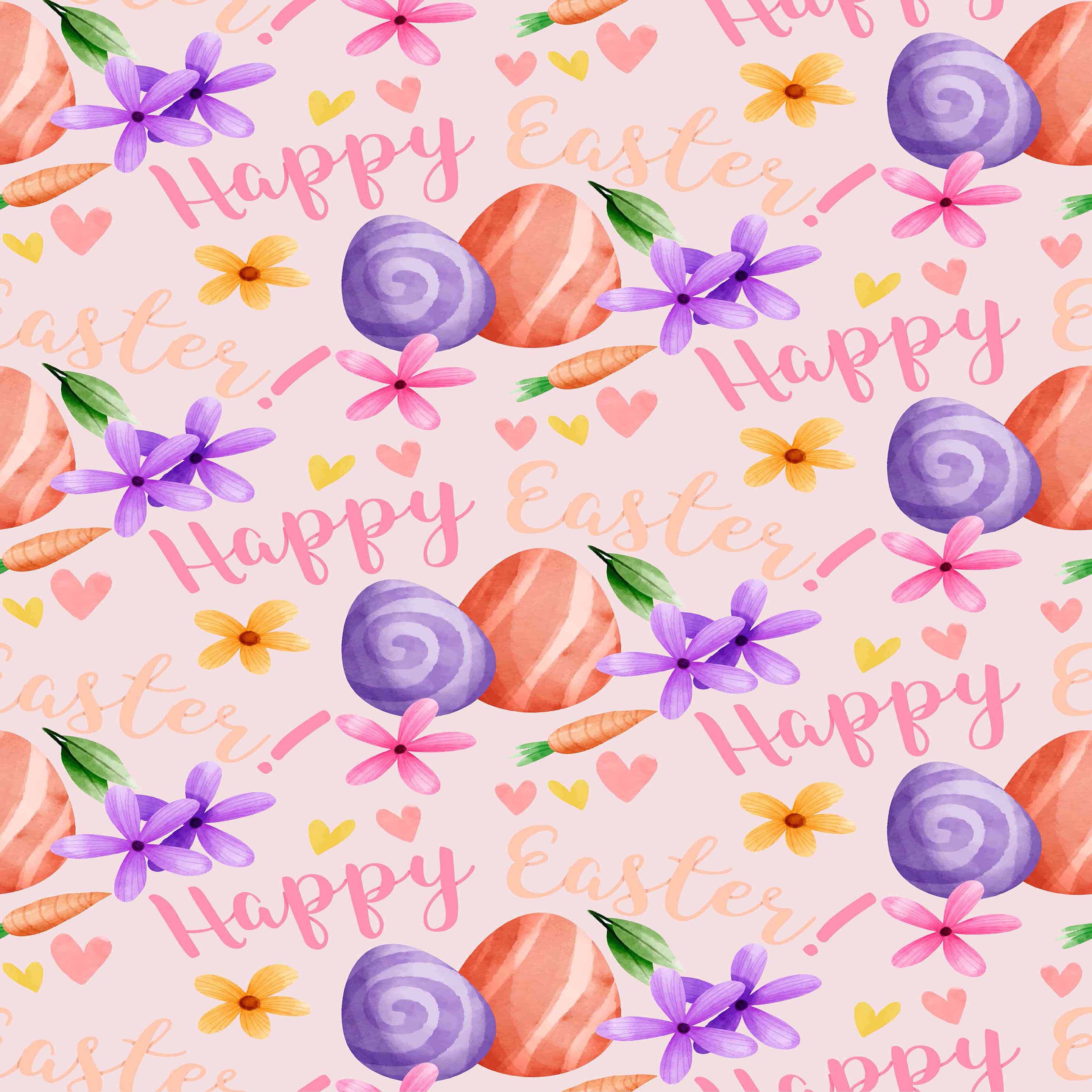 Watercolor Easter Seamless Digital Paper - CraftNest - Digital Crafting and Art
