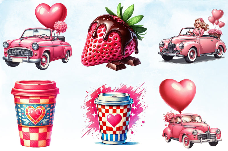 Valentine Clipart Bundle 3 - CraftNest - Digital Crafting and Art