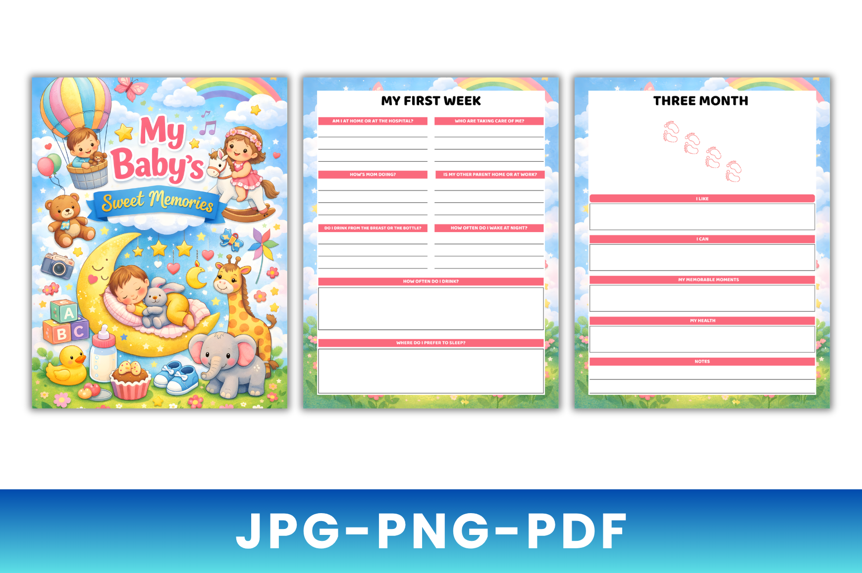My Baby Sweet Memories Workbook