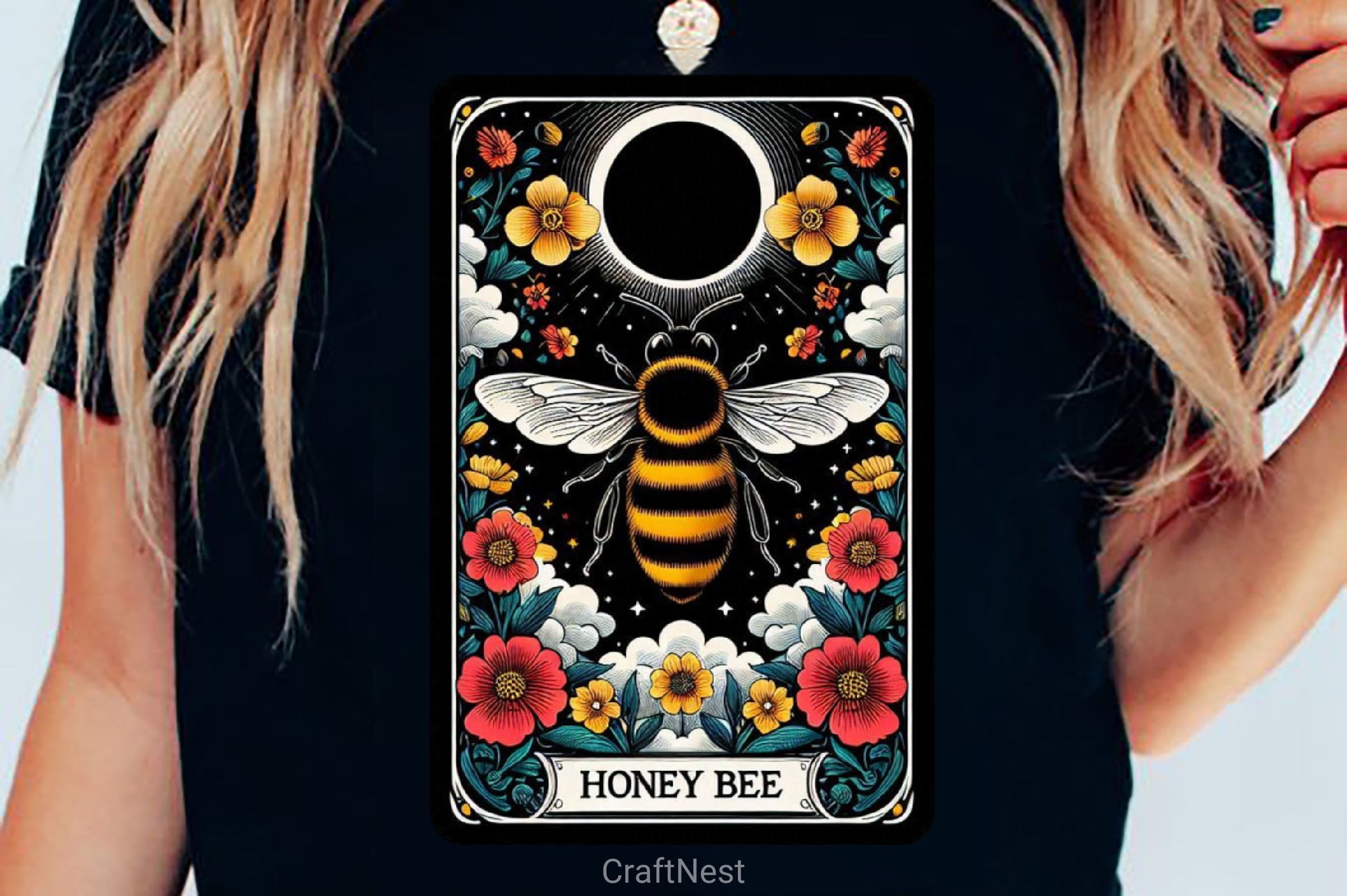 Honey Bee Tarot Card Clipart Bundle 6 - CraftNest - Digital Crafting and Art