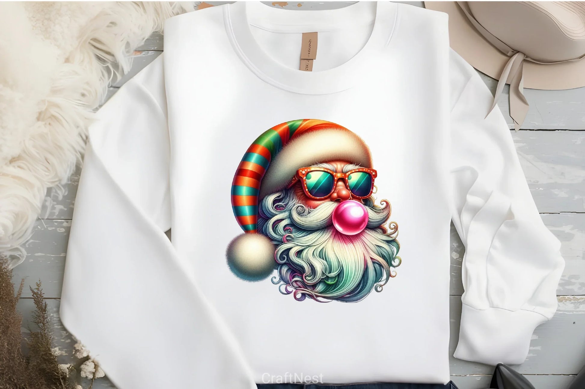 Santa Claus Bubble Clipart Bundle - CraftNest - Digital Crafting and Art
