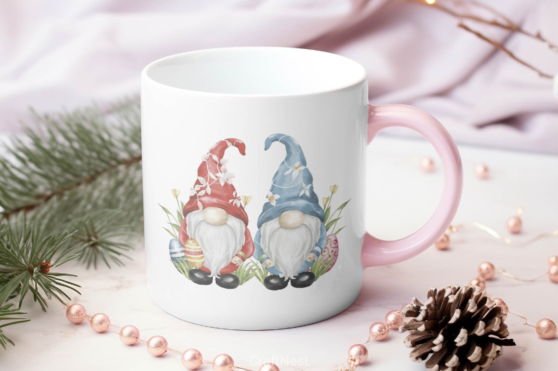 Easter Gnome Clipart Bundle 8 - CraftNest - Digital Crafting and Art