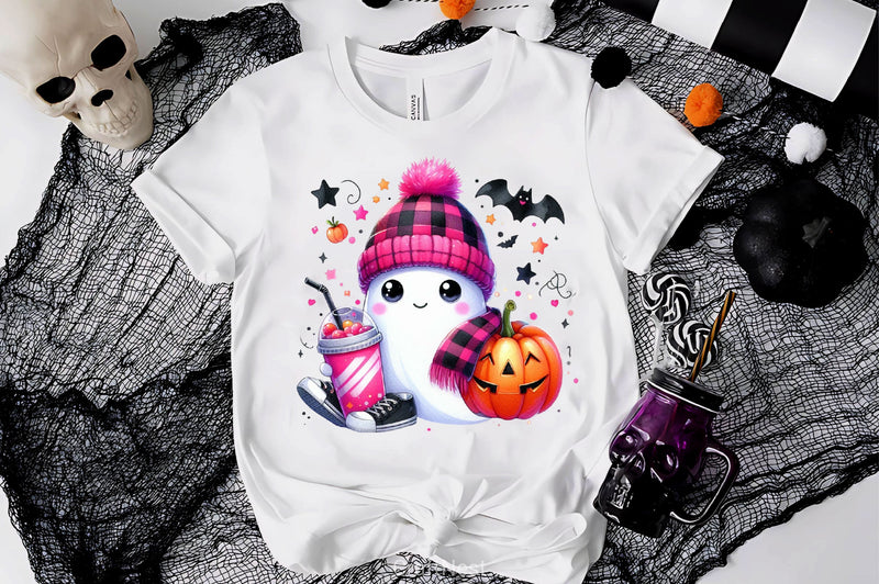 Cute Ghost Cute Halloween Clipart Bundle 17 - CraftNest - Digital Crafting and Art