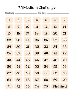 Medium Challenge Tracker: Stay Organized and Motivated - CraftNest - Digital Crafting and Art