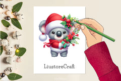 Christmas Koala Clipart Bundle - CraftNest - Digital Crafting and Art