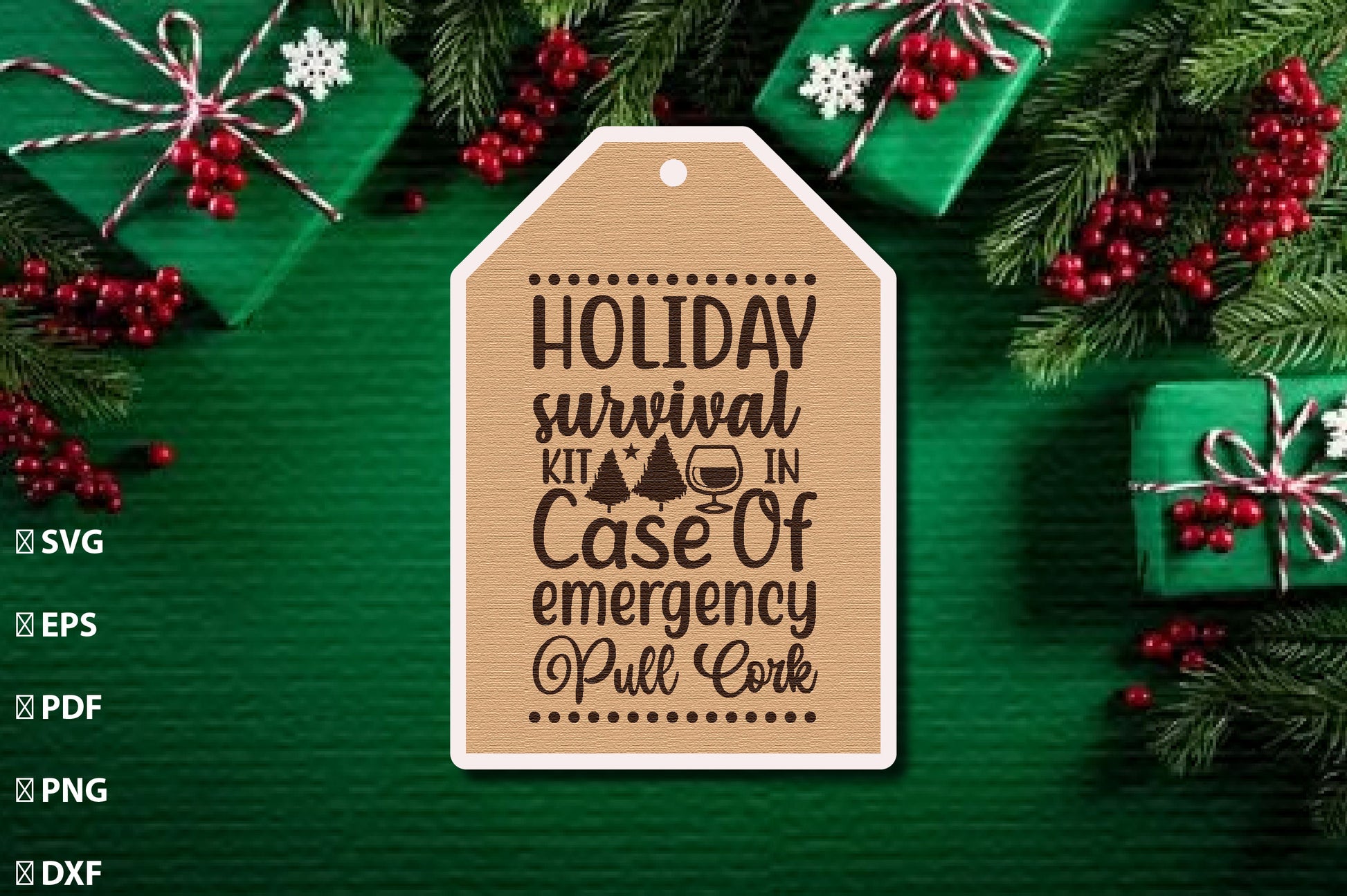 Christmas Gift Tag Laser Cut Bundle - CraftNest - Digital Crafting and Art