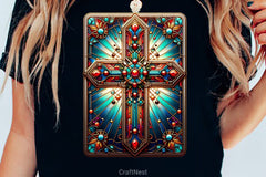 Stained Glass Cross Tarot Card Clipart Bundle 1 - CraftNest - Digital Crafting and Art