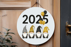 New Year Gnomes 2025 Clipart Bundle 7 - CraftNest - Digital Crafting and Art