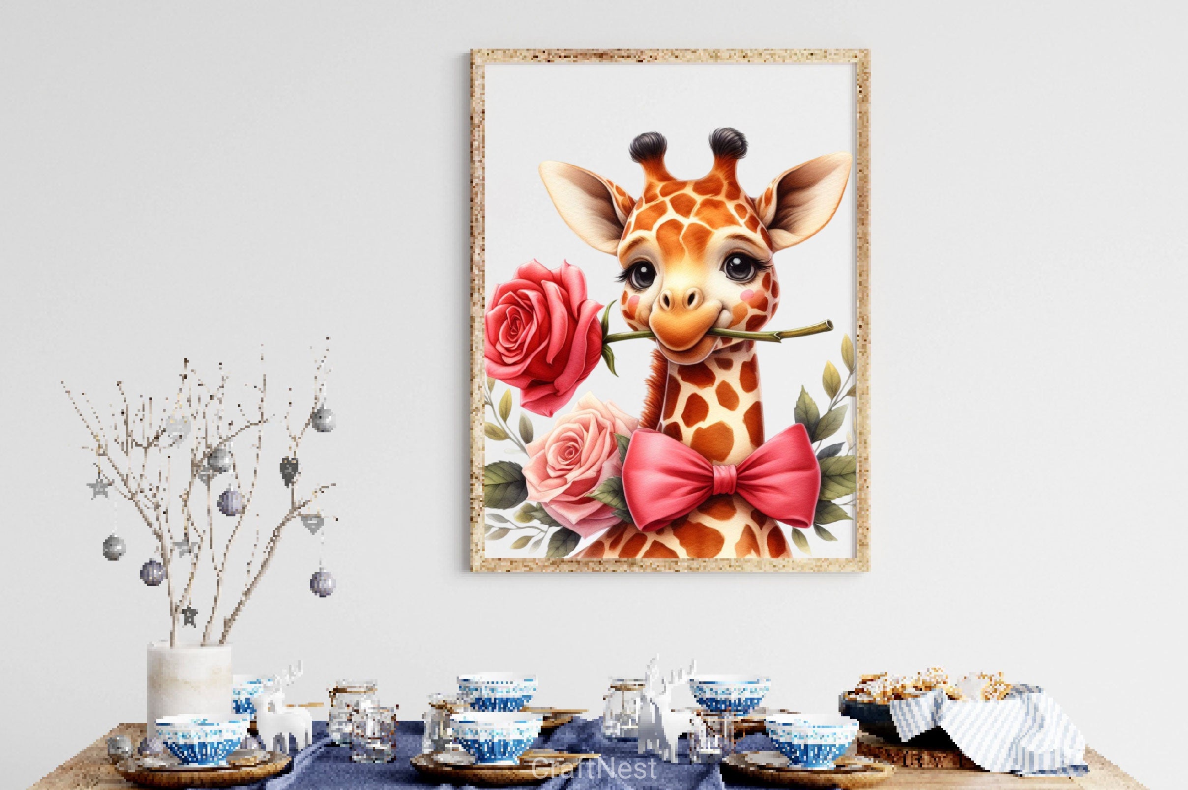 Giraffe Clipart Bundle 3 - CraftNest - Digital Crafting and Art