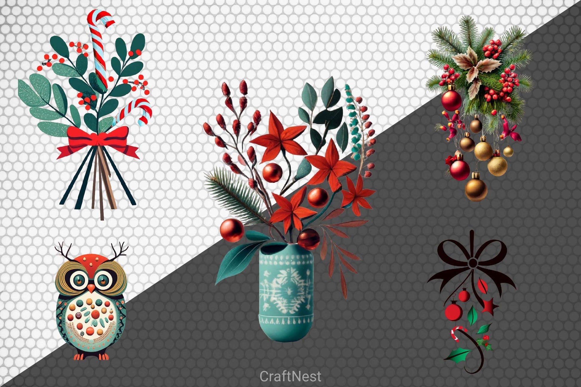 Christmas Clipart Bundle 90 - CraftNest - Digital Crafting and Art