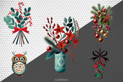 Christmas Clipart Bundle 90 - CraftNest - Digital Crafting and Art