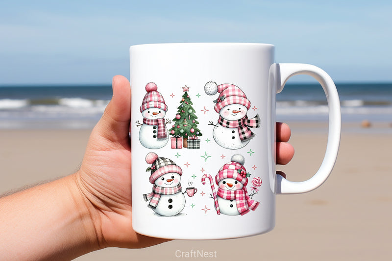 Christmas Snowman Clipart Bundle 12 - CraftNest - Digital Crafting and Art