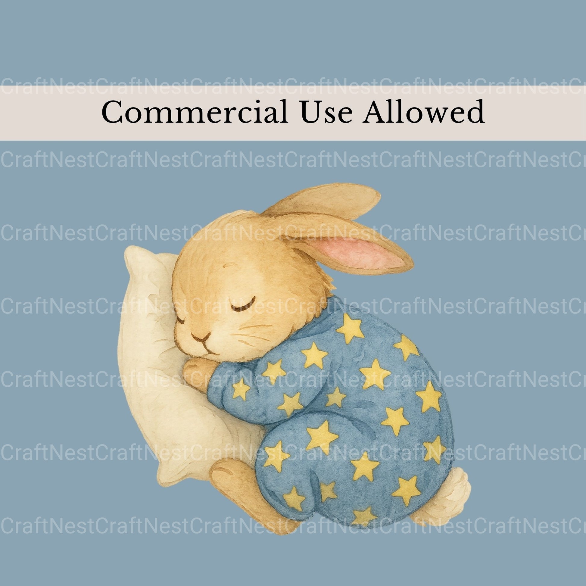 Woodland Animal Pjs 1 Clipart Bundle - CraftNest - Digital Crafting and Art