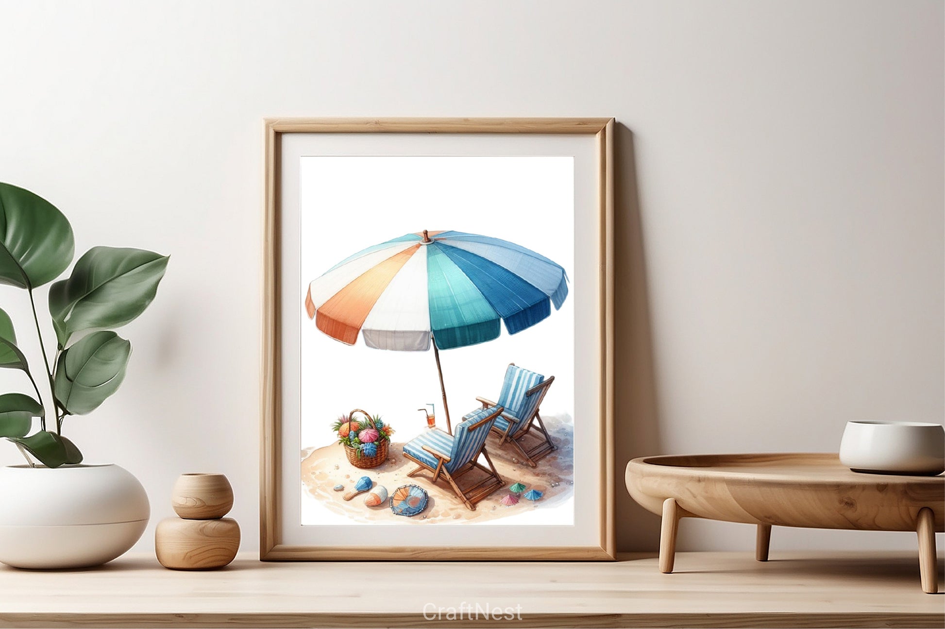 Chair Beach Clipart Bundle - CraftNest - Digital Crafting and Art