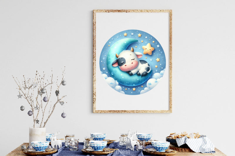 Cute Sleeping Baby Animals Clipart Bundle - CraftNest - Digital Crafting and Art