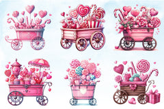 Valentine Candy Shop Clipart Bundle - CraftNest - Digital Crafting and Art