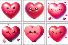 Valentine's Day Heart Clipart Bundle 3 - CraftNest - Digital Crafting and Art