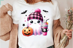 Cute Ghost Cute Halloween Clipart Bundle 8 - CraftNest - Digital Crafting and Art