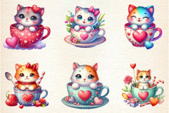 Valentine's Day Cute Cartoon Clipart Bundle - CraftNest - Digital Crafting and Art