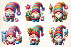 Easter Knitted Gnome Clipart Bundle - CraftNest - Digital Crafting and Art