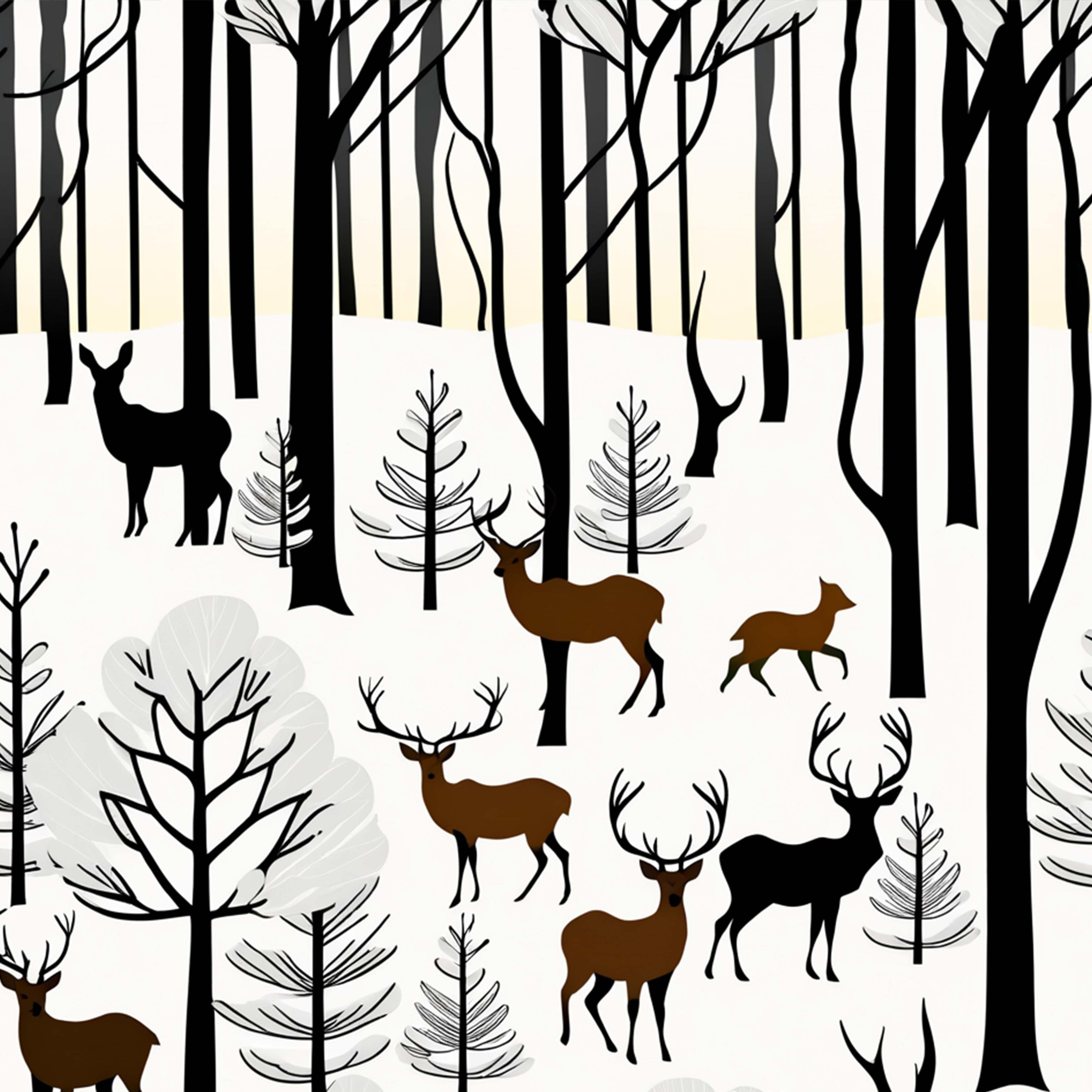 Winter Seamless Digital Paper 1 - CraftNest - Digital Crafting and Art