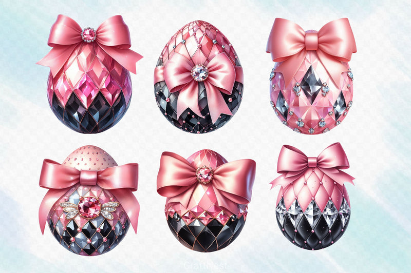Luxury Easter Eggs Clipart Bundle - CraftNest - Digital Crafting and Art