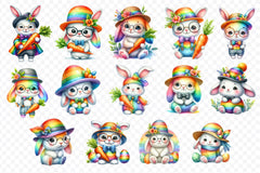 Easter Bunny Clipart Bundle 21 - CraftNest - Digital Crafting and Art