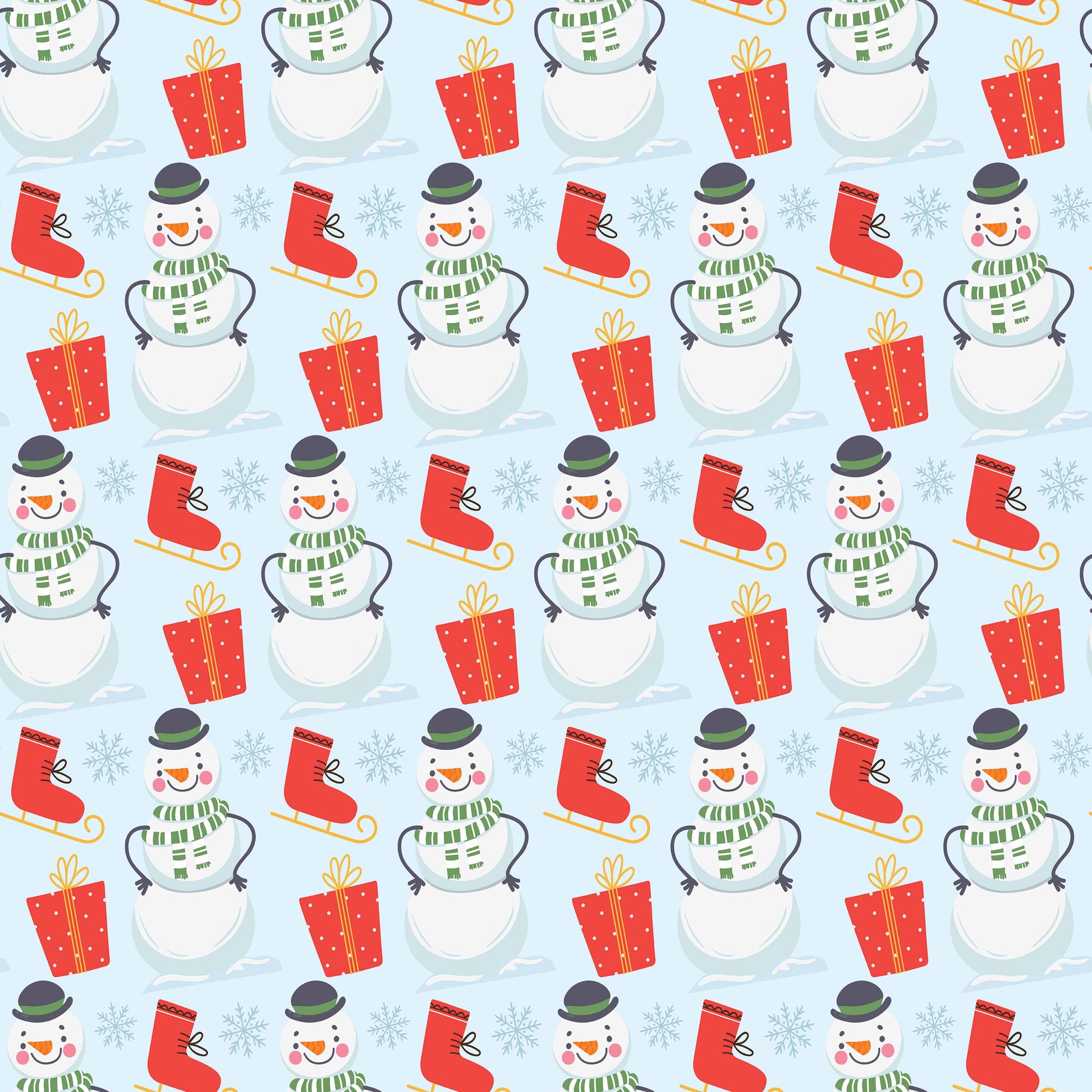 Christmas Green Trees Seamless Digital Paper - CraftNest - Digital Crafting and Art