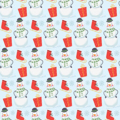 Christmas Green Trees Seamless Digital Paper - CraftNest - Digital Crafting and Art