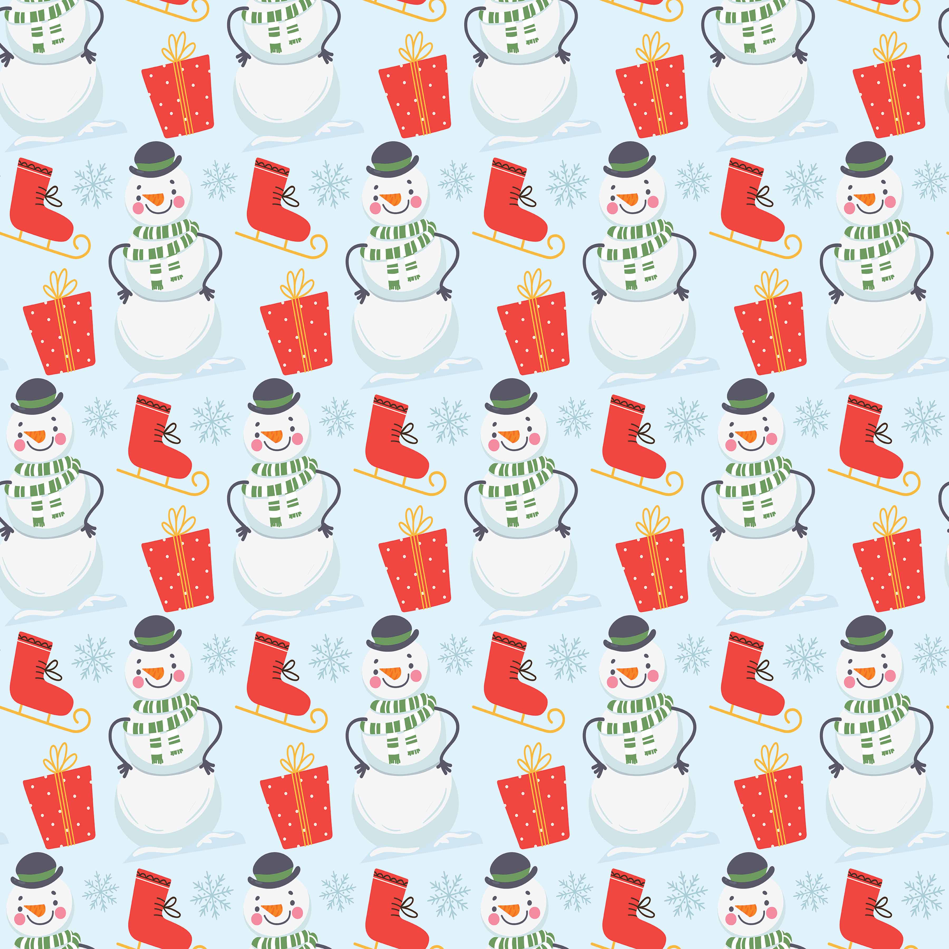 Christmas Green Trees Seamless Digital Paper - CraftNest - Digital Crafting and Art