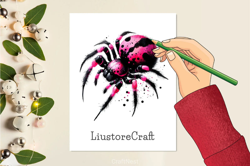 Halloween Spider Clipart Bundle 3 - CraftNest - Digital Crafting and Art