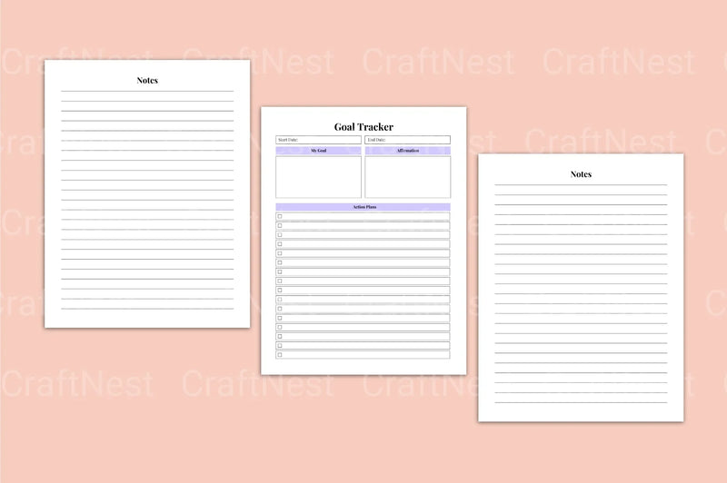 Goal Tracker Tool - CraftNest - Digital Crafting and Art