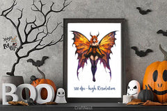 Halloween Fairy Gothic Fairy Clipart Bundle - CraftNest - Digital Crafting and Art