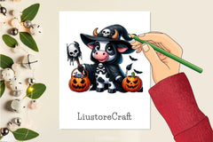 Halloween Cows Clipart Bundle - CraftNest - Digital Crafting and Art