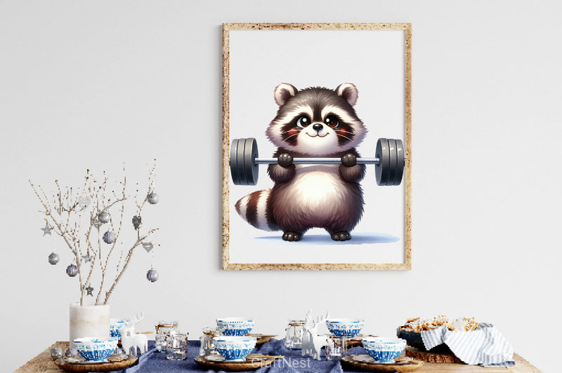 Fat Animals Exercise Clipart Bundle - CraftNest - Digital Crafting and Art